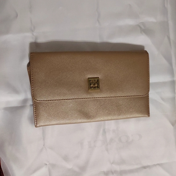 Metallic Gold Clutch - Picture 1 of 4